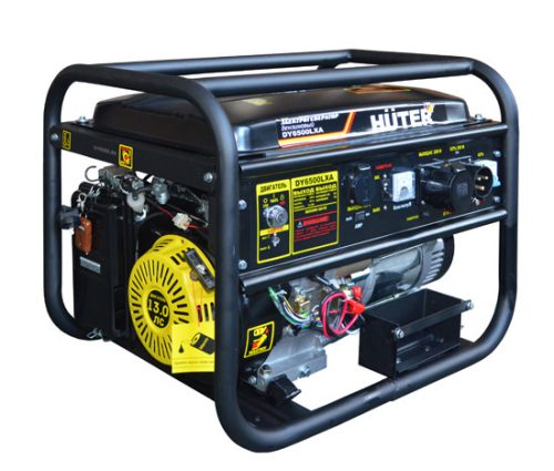 Фото Бензиновый генератор Huter DY6500LXA Бензиновый генератор Huter DY6500LXA