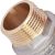 RBV-0004-0210225 ROMMER Шаровой кран 1" ВН/НР, ручка бабочка