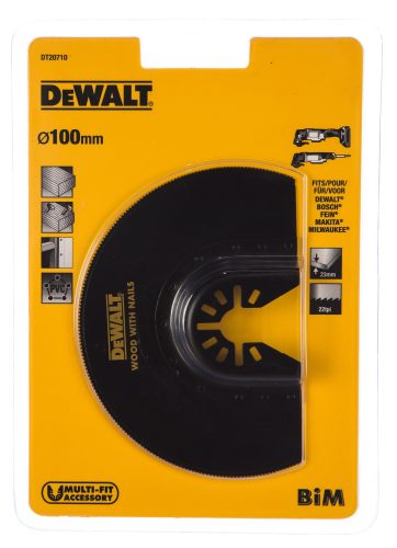 Насадка для многофункционального инструмента (100 мм) DeWALT DT 20710