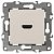 Розетка ЭРА 12-3114-02 HDMI, IP20, 12, слоновая кость Б0027482