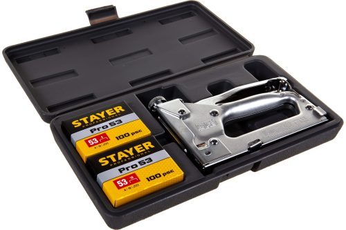 STAYER скобы 53, набор, степлер в кейсе Pro 53 3150-H4_z01