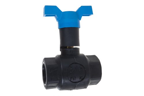 Фото ЗУБР Ø 3/4", ручка "бабочка", кран шаровой полнопроходной "мама-мама" 4-51530-PA-3/4 ЗУБР Ø 3/4", ручка "бабочка", кран шаровой полнопроходной "мама-мама" 4-51530-PA-3/4