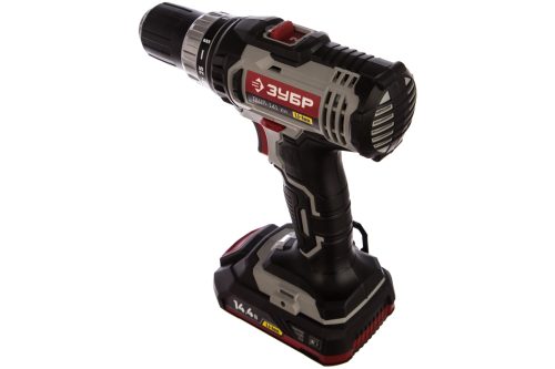 Аккумуляторная дрель-шуруповерт ЗУБР ДШЛ-141 КН