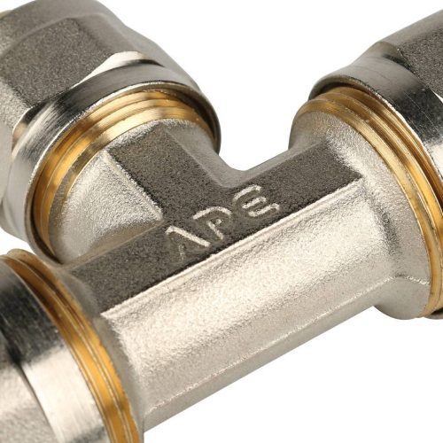 Фото SFS-0010-201620 STOUT Тройник переходной 20х16х20 для металлопластиковых труб винтовой SFS-0010-201620 STOUT Тройник переходной 20х16х20 для металлопластиковых труб винтовой