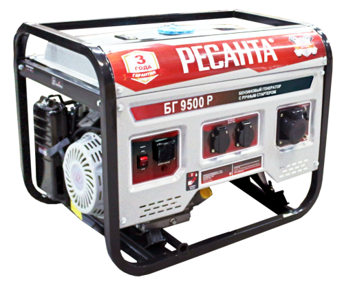 Бензиновый генератор БГ 9500 Р Ресанта