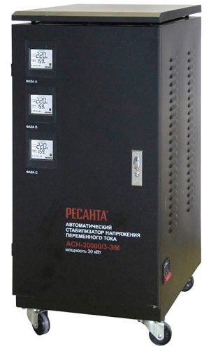 Трехфазный стабилизатор Ресанта АСН 30000/3