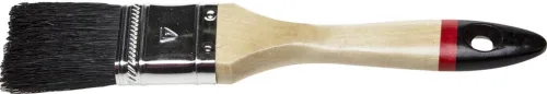 STAYER 38 мм, 1,5", щетина натуральная чёрная, деревянная ручка, кисть плоская UNIVERSAL-EURO 01022-038