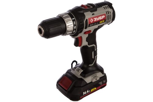 Фото Аккумуляторная дрель-шуруповерт ЗУБР ДШЛ-141 КН Аккумуляторная дрель-шуруповерт ЗУБР ДШЛ-141 КН