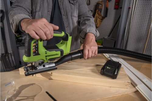 Фото Лобзик аккумуляторный GreenWorks GD24JS 24V (без АКБ и ЗУ) 3601407 Лобзик аккумуляторный GreenWorks GD24JS 24V (без АКБ и ЗУ) 3601407