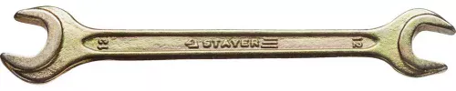STAYER 12х13 мм, Hi-Q Сталь, оцинкованный, гаечный ключ рожковый 27038-12-13 Master