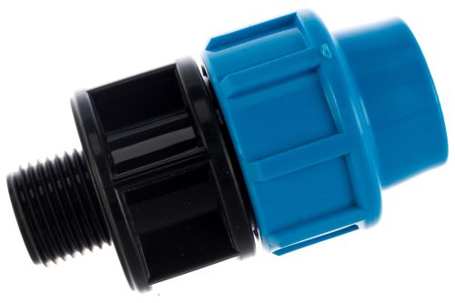 Переход на наружную резьбу ДЖИЛЕКС - 20 x 1/2" (винтовой, для труб ПНД)