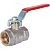 RBV-0001-0110320 ROMMER Шаровой кран 3/4" ВН/ВН, ручка рычаг