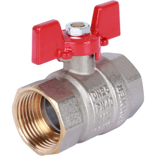 RBV-0003-0110225 ROMMER Шаровой кран 1" ВН/ВН, ручка бабочка