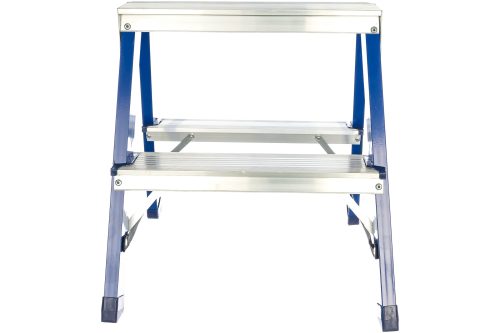 Фото Стремянка двусторонняя 2 ступени, стальная, Россия, Сибртех Стремянка двусторонняя 2 ступени, стальная, Россия, Сибртех