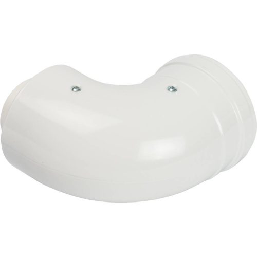 SCA-8610-230090 STOUT Элемент дымохода конденсац. адаптер 90° DN60/100 м/п PP-FE c хомутом (совместим. с Vaillant, Ariston)