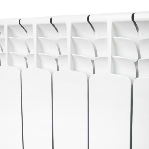 SRB-0310-050008 STOUT Space 500 8 секций радиатор биметаллический боковое подключение RAL9016