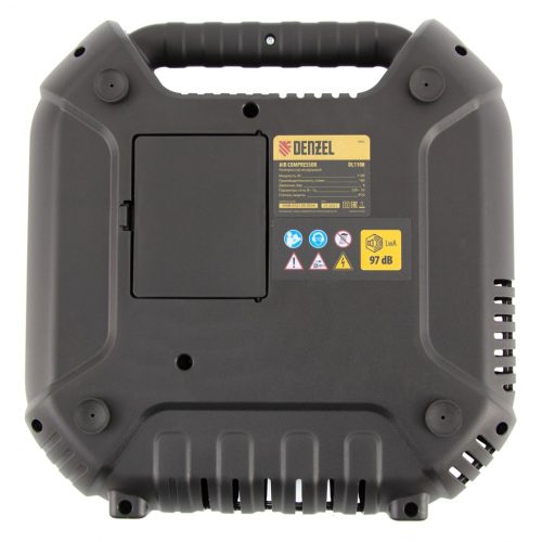 Компрессор воздушный DL1100 1.1 кВт, 180 л/мин, с набором аксессуаров Denzel