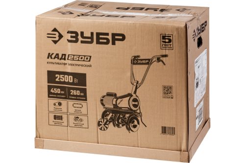 Культиватор электрический ЗУБР КАД-2500 2.5 кВт