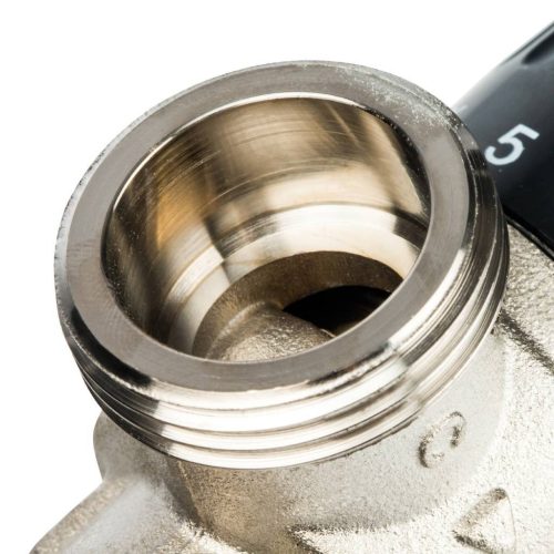 *SVM-0025-186525 STOUT Термостатический смесительный клапан для систем отопления и ГВС 1"  НР   30-65°С KV 1,8