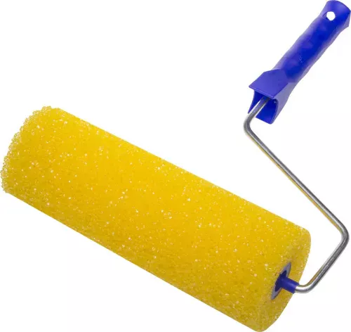 STAYER 240 мм, ⌀80 мм, поролон, валик с ручкой СТРУКТУРНЫЙ ПОРОЛОН 0365-24