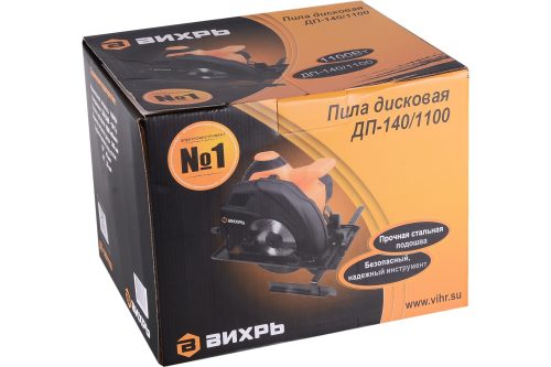 Дисковая пила ВИХРЬ ДП-140/1100