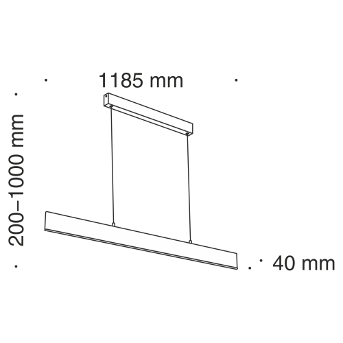 Подвесной светильник Technical P010PL-L30G3K