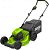 Аккумуляторная бесщеточная газонокосилка Greenworks GD60LM46HP 2502807