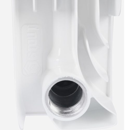 SRB-0310-050013 STOUT Space 500 13 секций радиатор биметаллический боковое подключение RAL9016