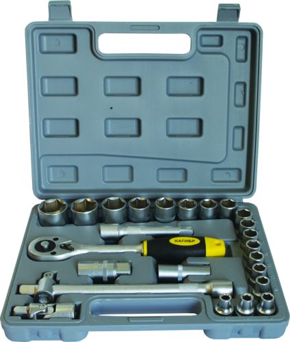 Фото Набор слесарно-монтажный 24 предмета Калибр НСМ-24 00000048766 Набор слесарно-монтажный 24 предмета Калибр НСМ-24 00000048766