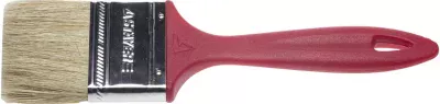 STAYER 75 мм, 3", щетина натуральная светлая, пластмассовая ручка, кисть плоская UNIVERSAL-EURO 0108-75