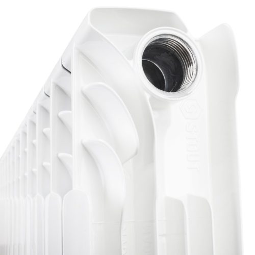 SRB-0310-050012 STOUT Space 500 12 секций радиатор биметаллический боковое подключение RAL9016