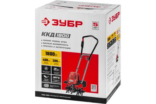 Культиватор электрический ЗУБР ККД-1800 1.8 кВт
