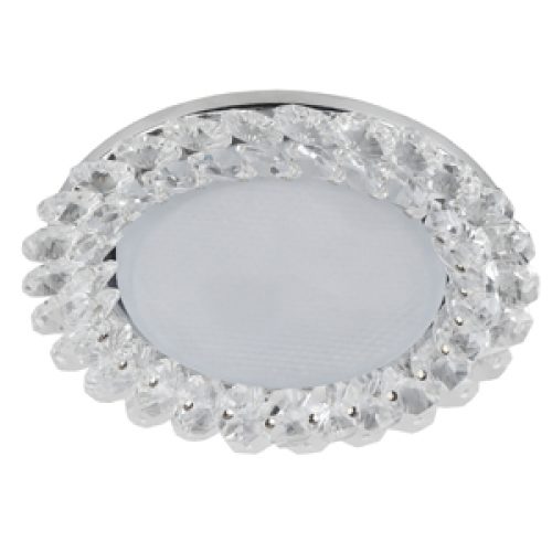 Фото Светильник под лампу Gx53 ЭРА DK84 CH/WH 220V,13W, хром/прозрачный Б0020573 Светильник под лампу Gx53 ЭРА DK84 CH/WH 220V,13W, хром/прозрачный Б0020573