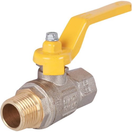 Фото Кран шаровой полнопроходной ITAP LONDON 067 - 1/2" (НР/ВР, PN5, ручка-рычаг желтая, для газа) Кран шаровой полнопроходной ITAP LONDON 067 - 1/2" (НР/ВР, PN5, ручка-рычаг желтая, для газа)
