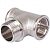SFT-0065-000111 STOUT Тройник ВНВ никелированный 1"x1"x1"