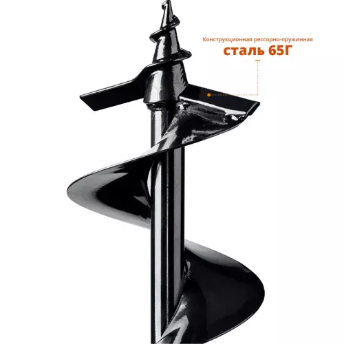 Фото ЗУБР D150 мм, однозаходный, грунт, шнек для мотобуров 7051-15 ЗУБР D150 мм, однозаходный, грунт, шнек для мотобуров 7051-15