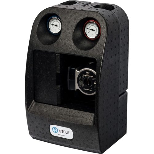 SDG-0002-002502 STOUT Насосная группа с термостатическим смесительным клапаном 1"с насосом Grundfos UPSO 25-65