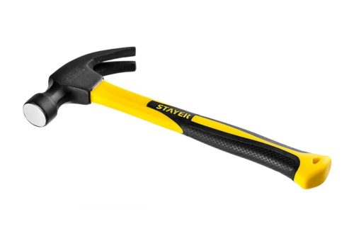 STAYER 560 г, молоток-гвоздодер кованый Fiberglass 2026-560_z01