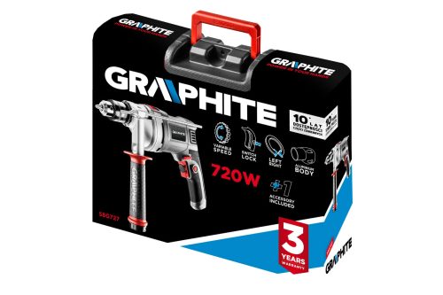 Фото Ударная дрель GRAPHITE 58G727 Ударная дрель GRAPHITE 58G727