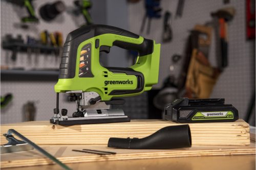 Фото Лобзик аккумуляторный GreenWorks GD24JS 24V (без АКБ и ЗУ) 3601407 Лобзик аккумуляторный GreenWorks GD24JS 24V (без АКБ и ЗУ) 3601407