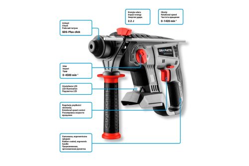 Перфоратор GRAPHITE Energy + 18V 58G027