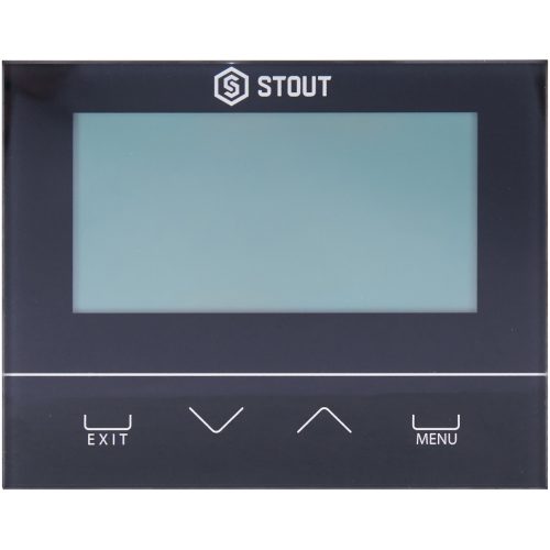 STE-0101-029222 STOUT Беспроводной комнатный двухпозиционный регулятор ST-292v2, черный