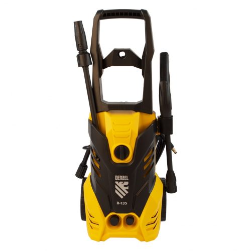 Фото Моечная машина высокого давления R-135, 1800 Вт, 135 бар, 6 л/мин, колесная Denzel Моечная машина высокого давления R-135, 1800 Вт, 135 бар, 6 л/мин, колесная Denzel