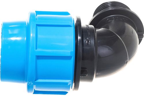 Фото Переход на наружную резьбу угловой ДЖИЛЕКС - 32 x 1" (винтовой, для труб ПНД) Переход на наружную резьбу угловой ДЖИЛЕКС - 32 x 1" (винтовой, для труб ПНД)