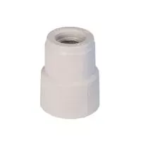 Муфта редукционная KALDE - 25 x 20 (под пайку внутренняя/наружная для полипропиленовых труб, белая)