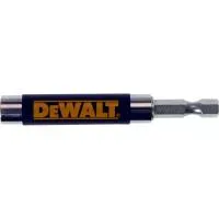 Держатель 1/4" магнитный с направляющей гильзой, 80 мм DEWALT DT7701