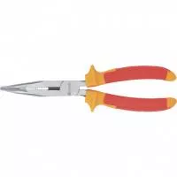 Длинногубцы изогнутые Insulated, 200 мм, двухкомпонентные рукоятки Matrix Professional