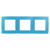 Рамка на 3 поста ЭРА 12-5003-28 12, голубой Б0019411