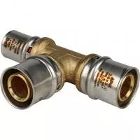 SFP-0005-262620 STOUT Тройник переходной 26х26х20 для металлопластиковых труб прессовой
