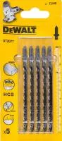 Пилки для лобзика по дереву (100 мм; шаг зубьев 4 мм) 5 шт. DeWalt DT 2077